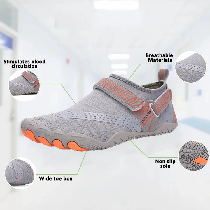 kaegreel barefoot shoes 31224 gray