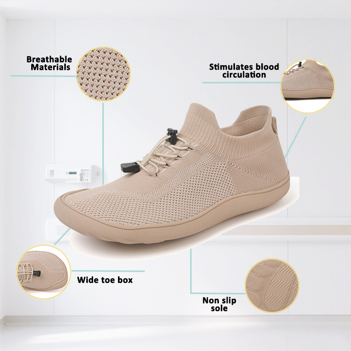 kaegreel barefoot knit shoes 31545 beige