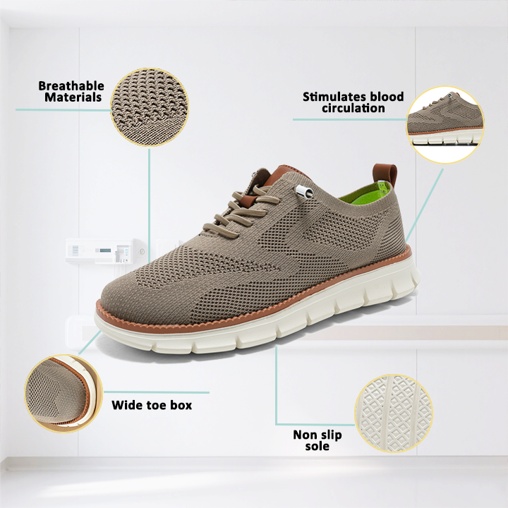 kaegreel knit shoes 31562 khaki