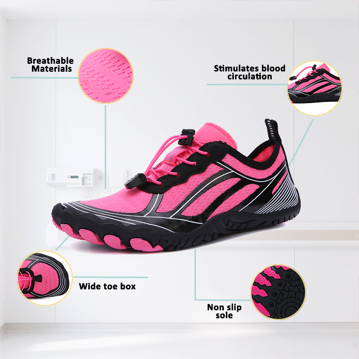 kaegreel barefoot shoes 31447 rose red