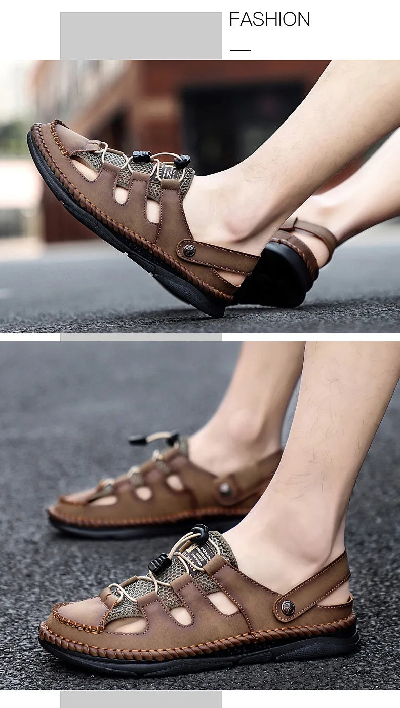 kaegreel handmade leather shoes sandals slippers 31269 khaki