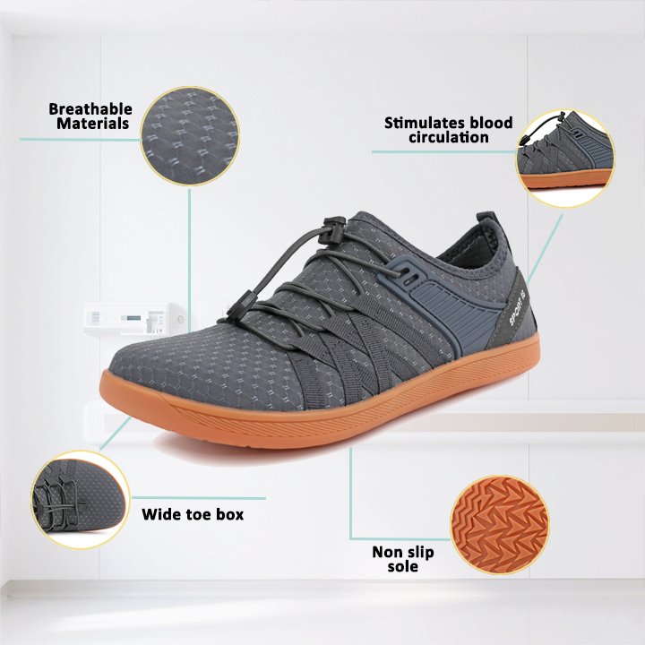 kaegreel barefoot minimalist shoes 31530 dark grey