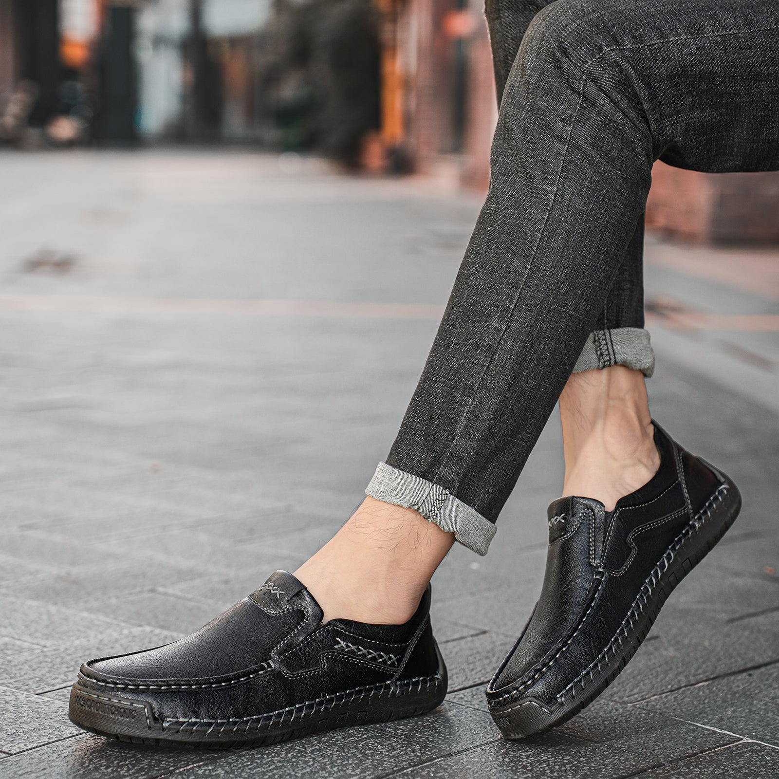 🔥 Last Day 60% OFF ⏱️ New Arrival Promotion ⏱️ Men's ComfortStep Genuine Calfskin Leather Slip-On Loafers
