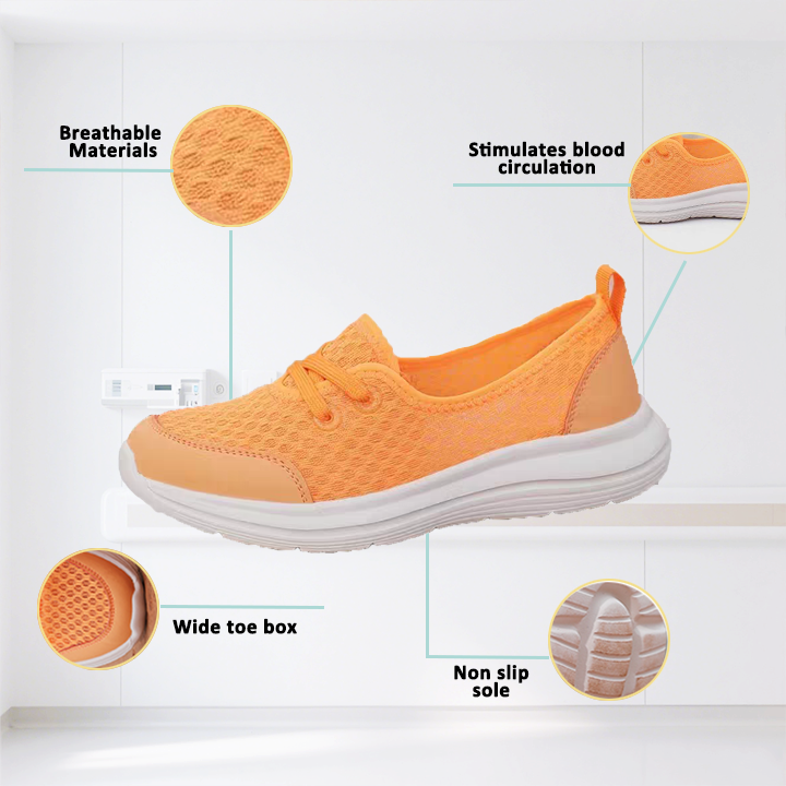 kaegreel knit shoes 31573 orange