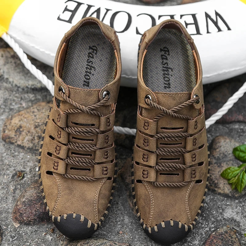 kaegreel handmade leather shoes sandals slippers 31295 khaki