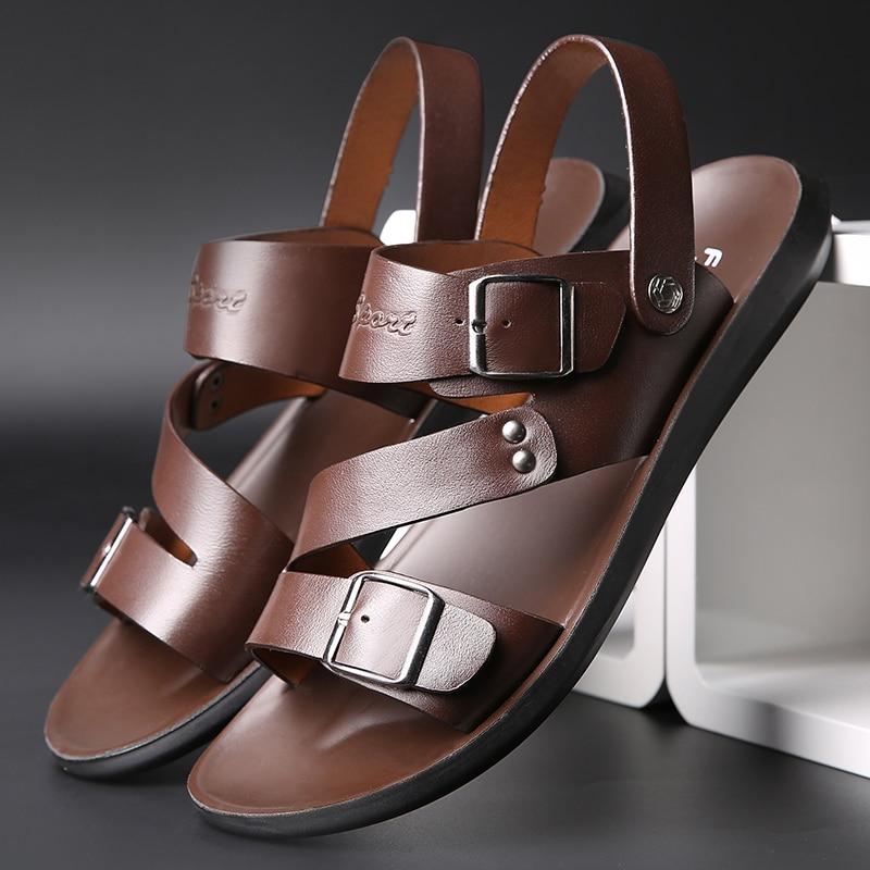 kaegreel handmade leather shoes sandals slippers 31270 brown