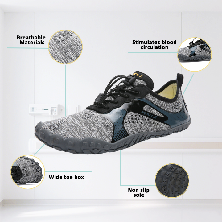 kaegreel barefoot shoes 31436 gray