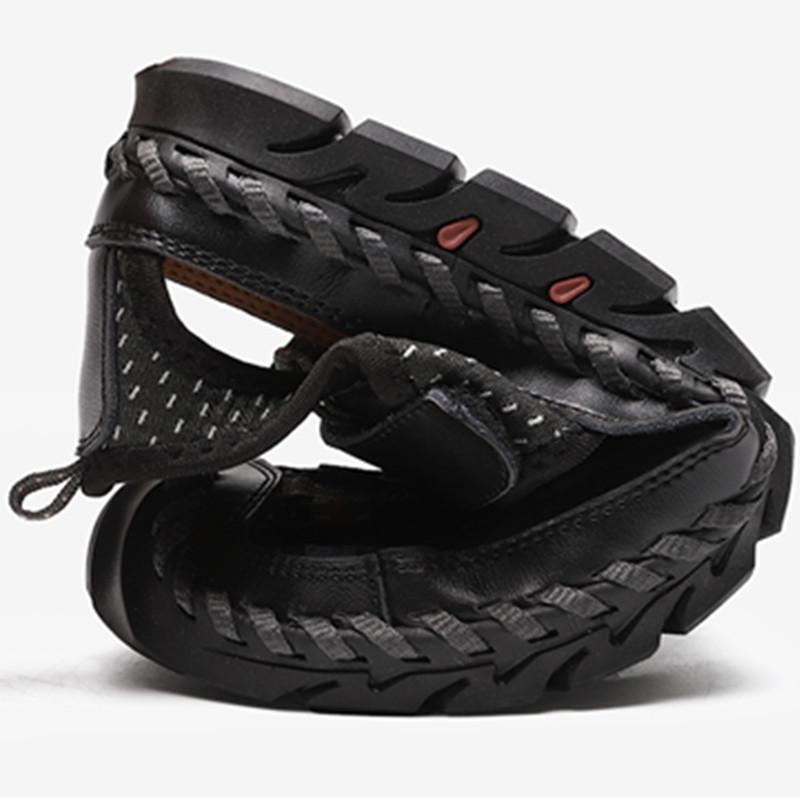 kaegreel handmade leather shoes sandals slippers 148010 black