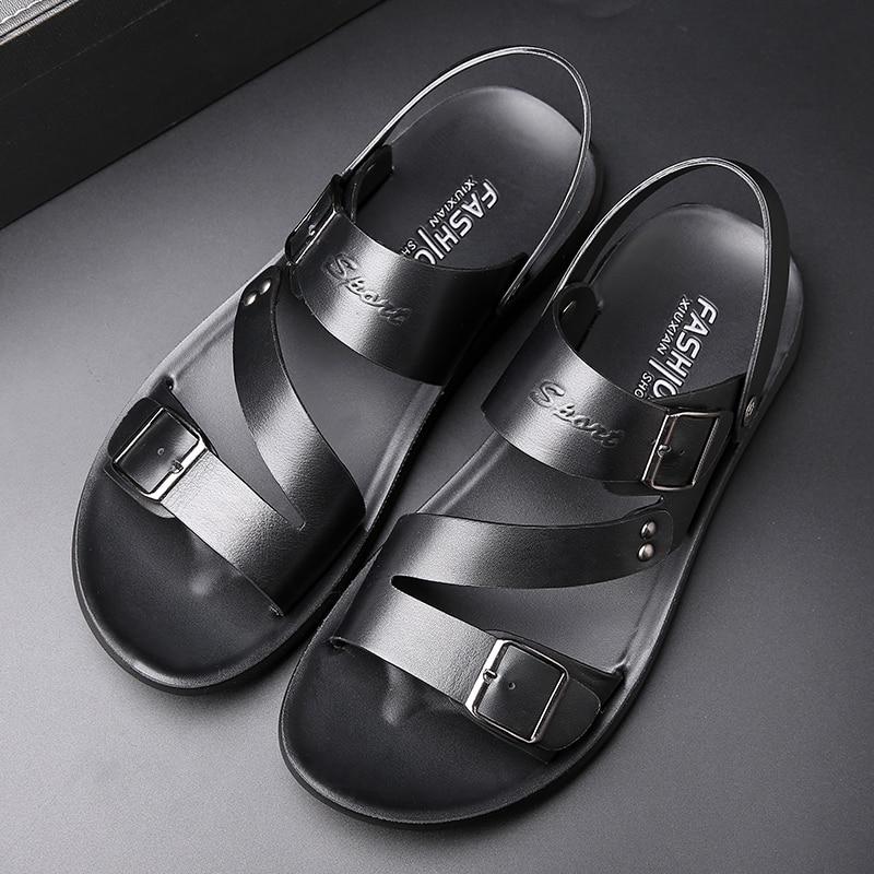 kaegreel handmade leather shoes sandals slippers 31270 black