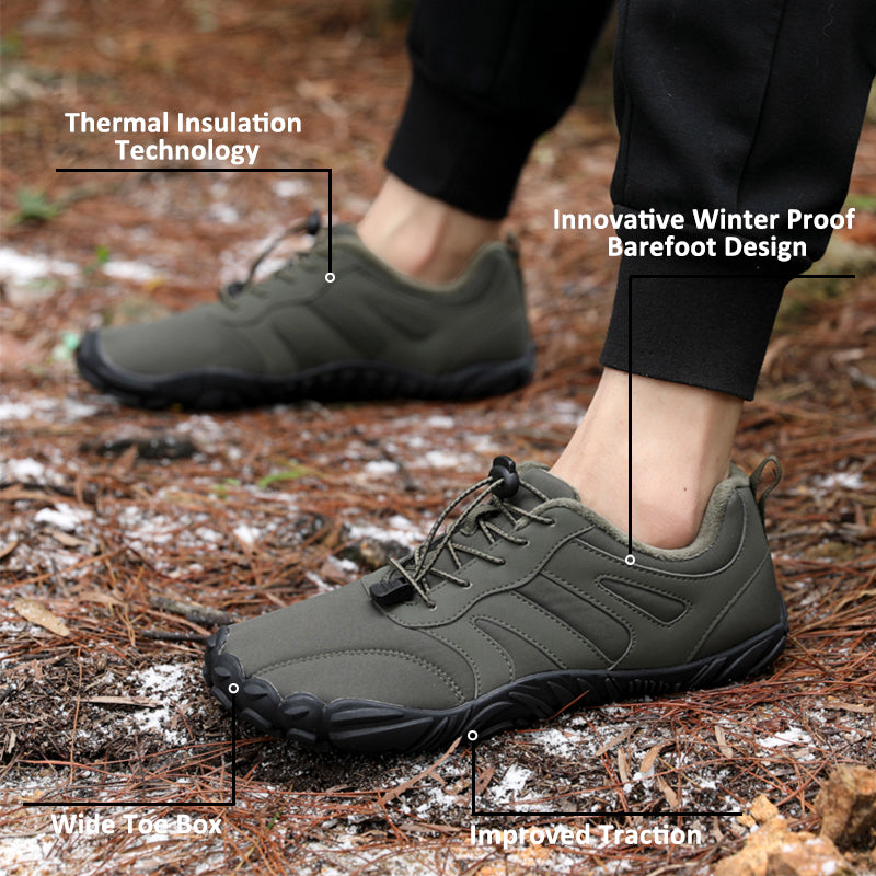 kaegreel winter barefoot shoes snow boots 31577 army green