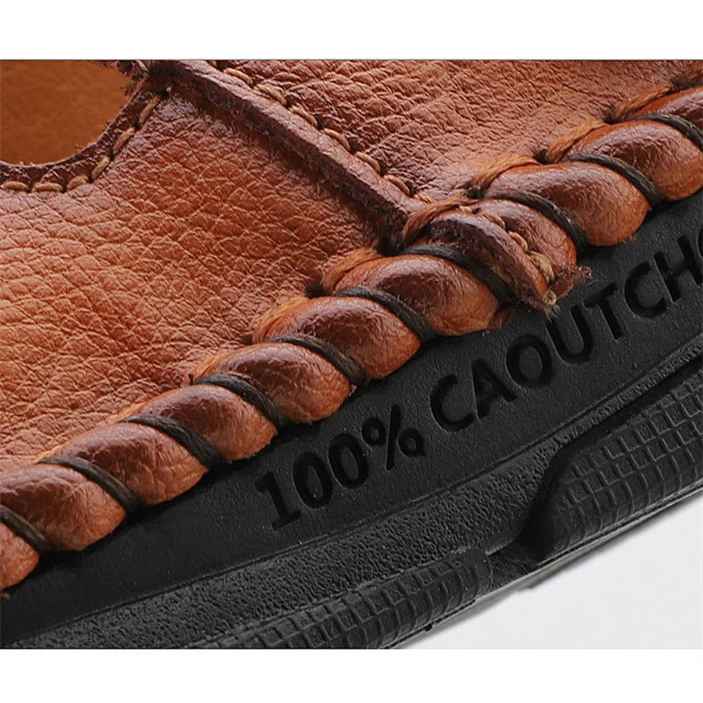 kaegreel handmade leather shoes sandals slippers 31269 brown