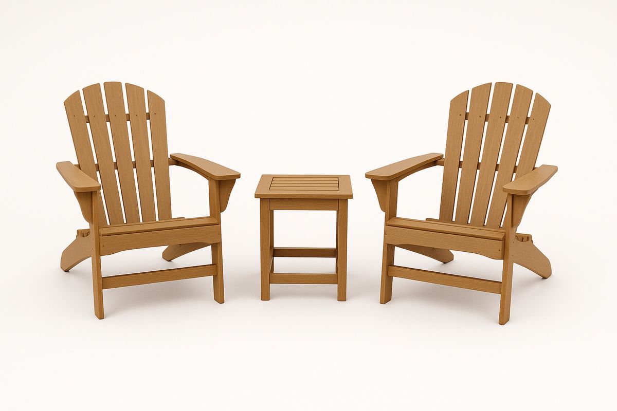 Holzmöbel Set Stühle Tisch Natur-Lumidomusvivo