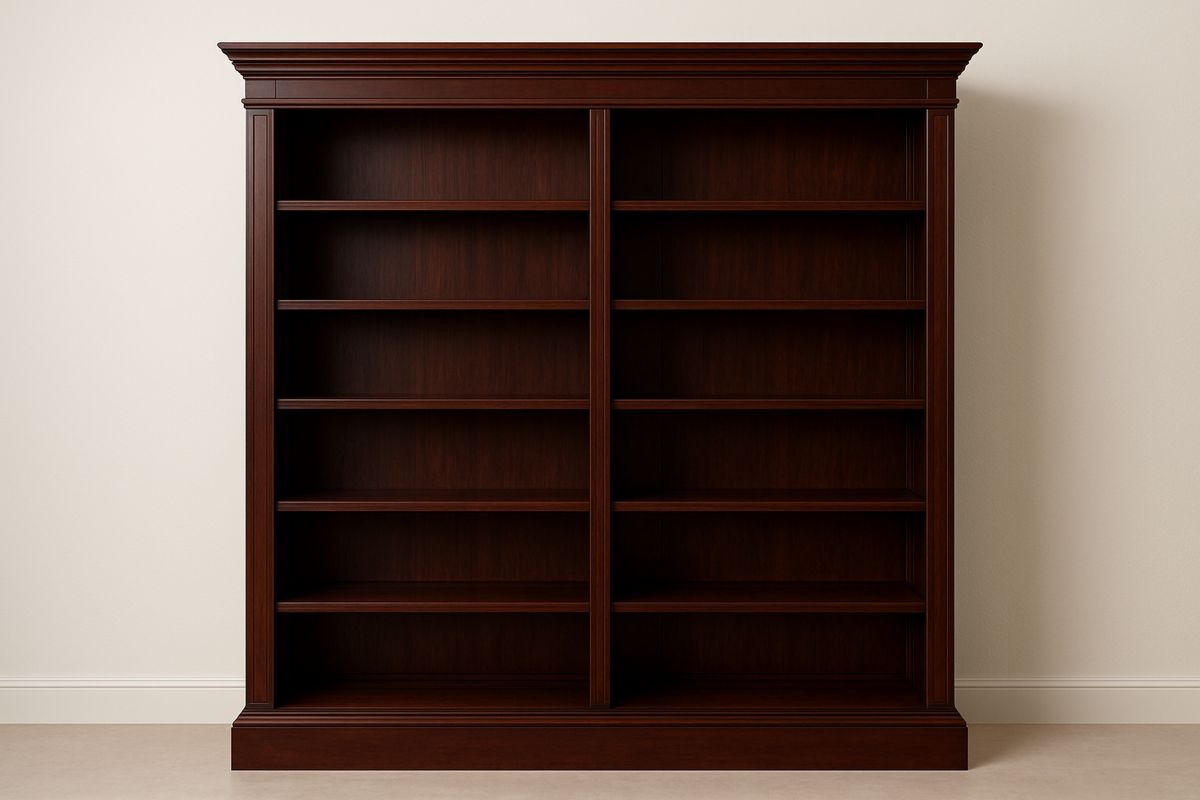 Holz Regal Dunkelbraun 200x180x40 cm mit 10 Regalböden-Lumidomusvivo