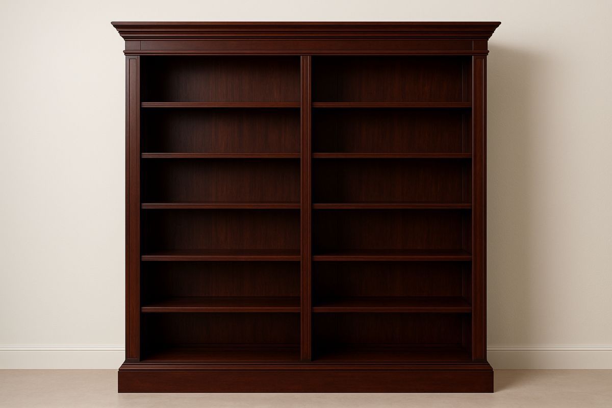 Holz Regal Dunkelbraun 200x180x40 cm mit 10 Regalböden-Lumidomusvivo