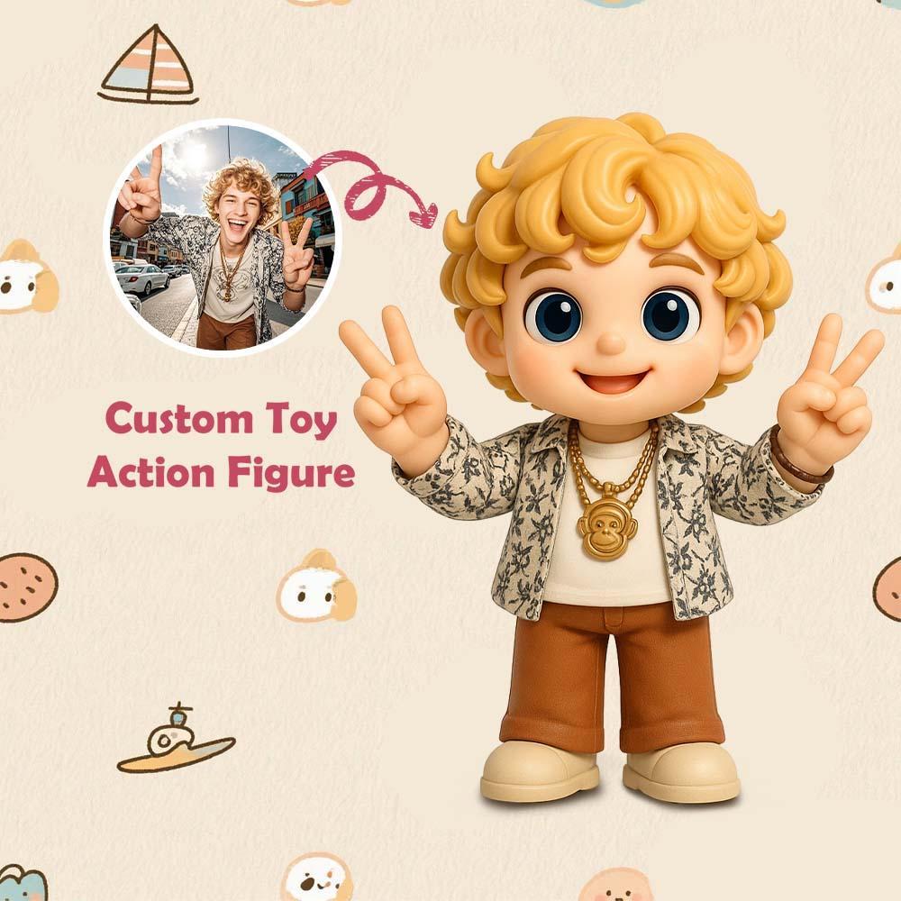 Custom Travel 3D Action Figure from Photo Unique & Thoughtful Gift for Travel Lover