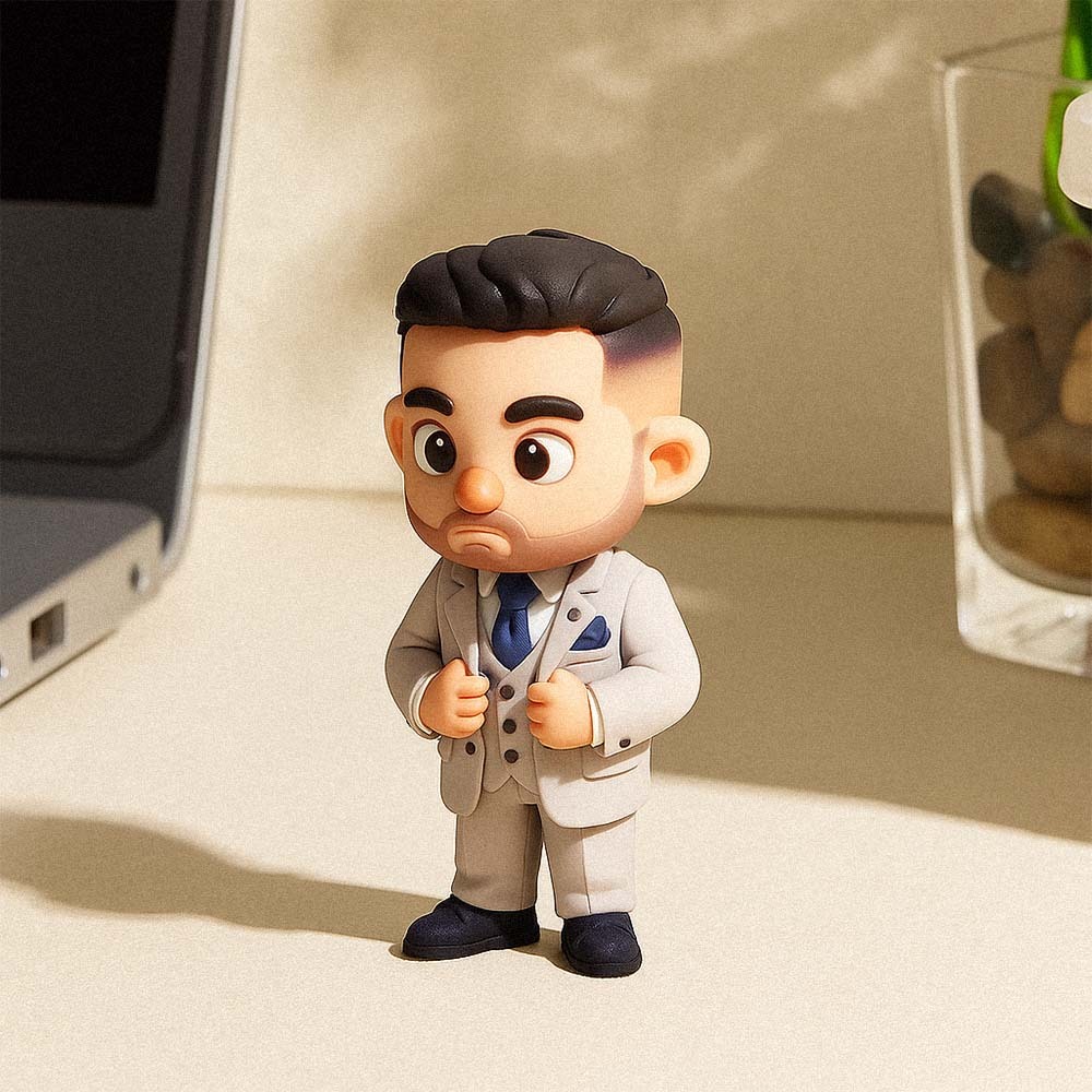 Custom Toy Figure Personalized 3D Action Figure Turn Your Photo into a Unique Gift for Boss