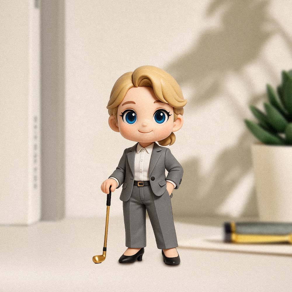 Custom Toy Figure 3D Boss Mini Figures Personalization Photo Blind Box Gifts For Him/Her