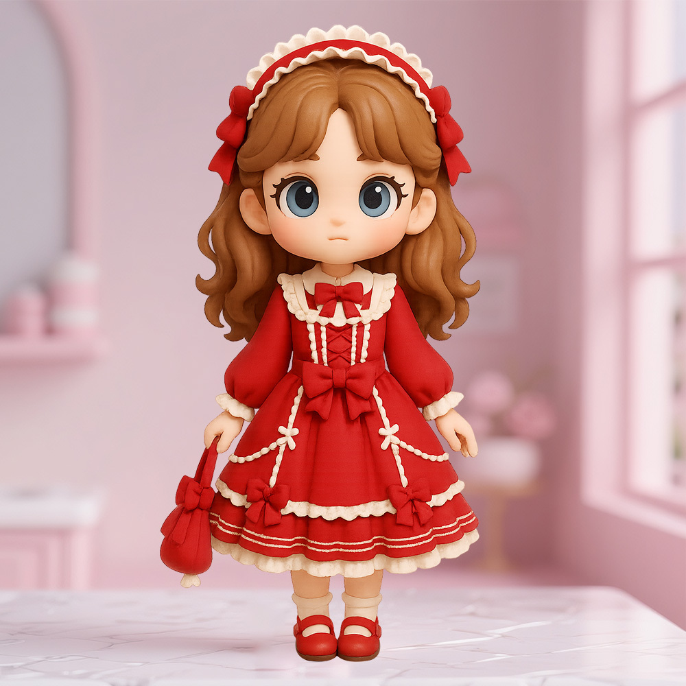 Custom 3D Lolita Style Figure From Your Lolita Photo Create Your Unique Personalized Doll Birthday Gift For Friends Lovers And Lolita Fans