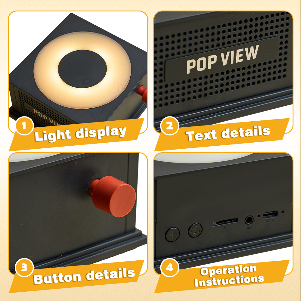 Mini Speaker Night Light