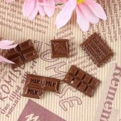 Mini Figurines En Résine Représentant Des Chocolats, Petits Accessoires De Dessert Réalistes Pour La Création D'une Maison De Douceurs.