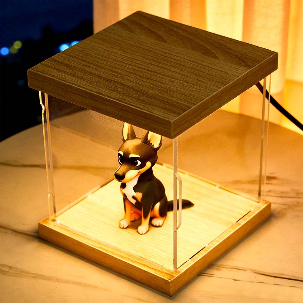 Figurine Miniature Personnalisée Avec Photo Et Lumière Led, Décoration Intérieure, Cadeau Romantique Unique Pour Les Couples, Anniversaires Et Occasions Spéciales. - 