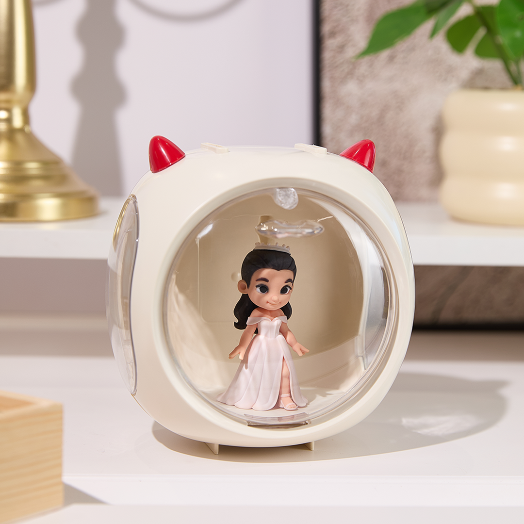 3D Figure Personalized Devil Horn Space Capsule Display Case Showcase Shelf for Toy Figurine Collectibles Decoration Gift