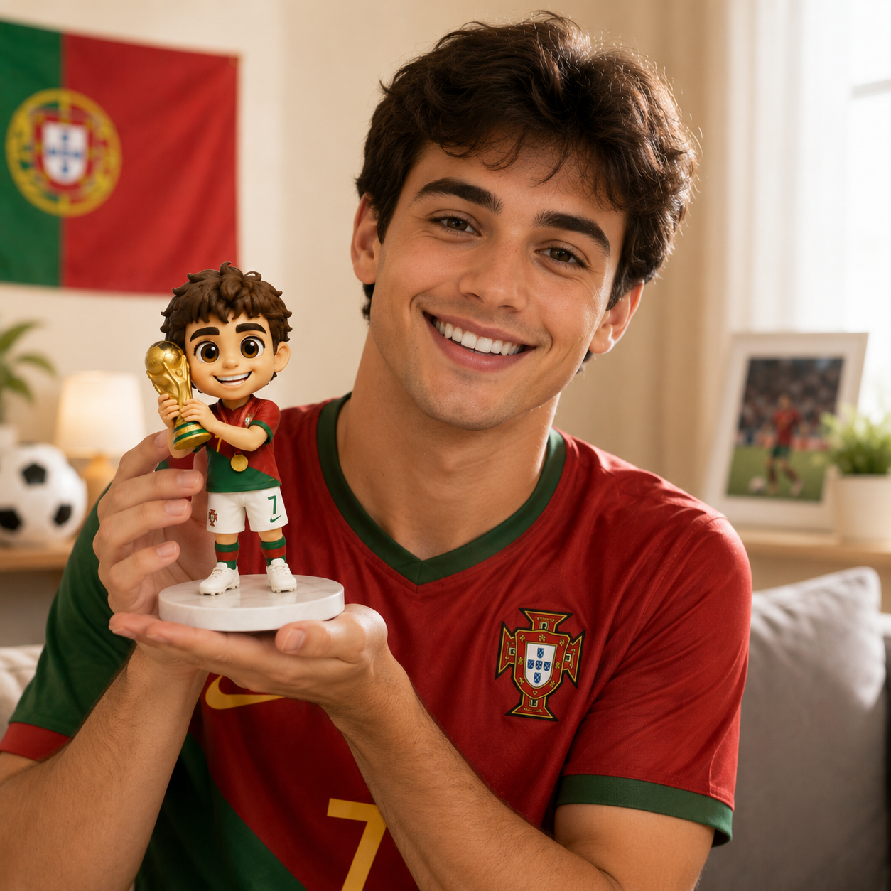 Figurine 3D Personnalisée De Style équipe De Football à Partir D'un Cadeau De Fan De Sport Photo - 