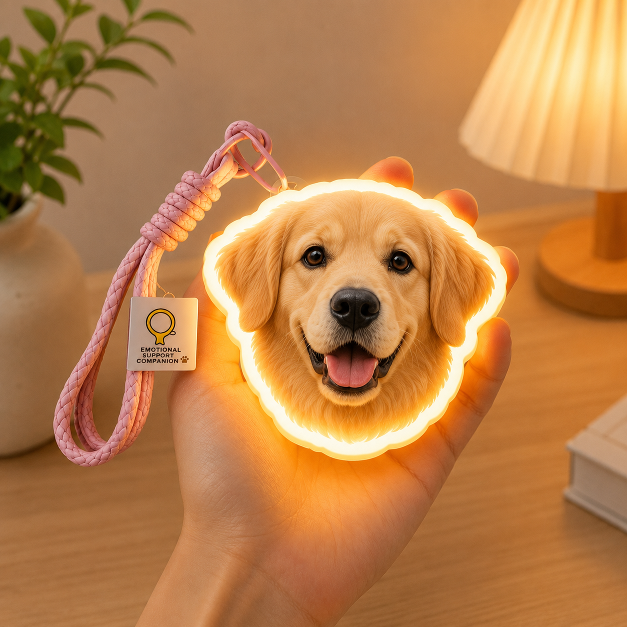 Porte-clés LED Personnalisé Pour Portrait D'animal De Compagnie, Photo Lumineuse Pour Chien Ou Chat, Porte-clés Lumineux En Acrylique, Breloque De Sac, Cadeau Commémoratif Personnalisé Pour Animaux De Compagnie - 