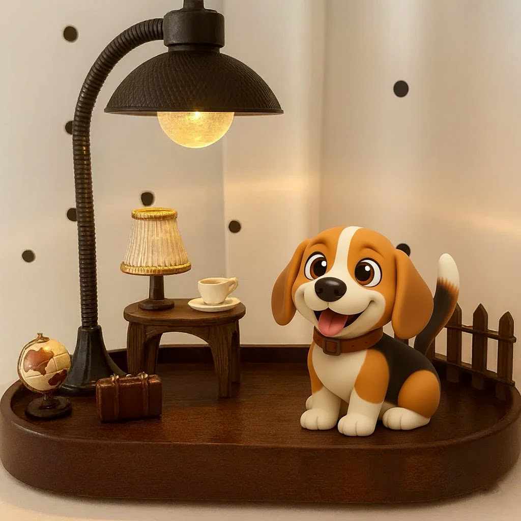 Custom 3D Figurine Desk Lamp Personalized Gift Decorative Night Light Home Decoration