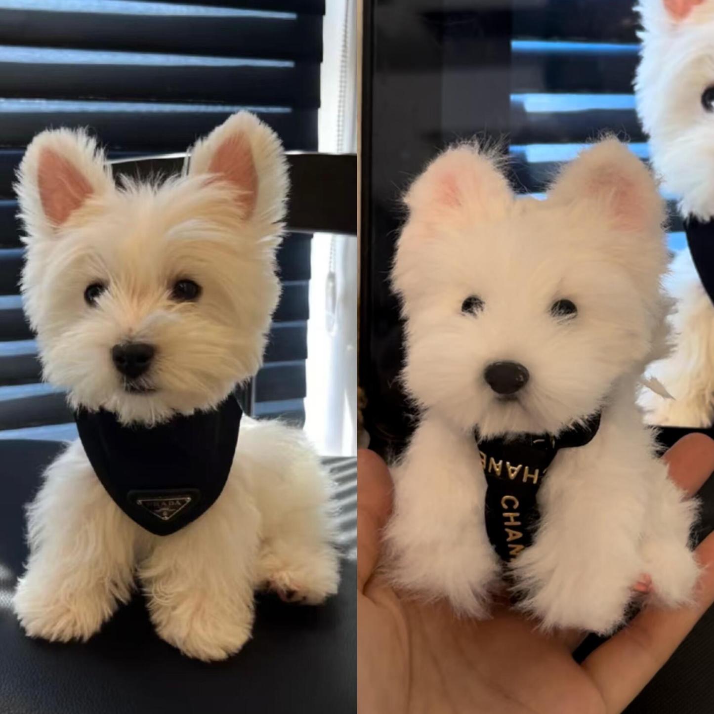 Charme Personnalisé Pour Animaux De Compagnie En Peluche à Poils Longs, Accessoire Personnalisé Pour Animaux De Compagnie En Peluche Fait à La Main à Partir De Votre Photo - 