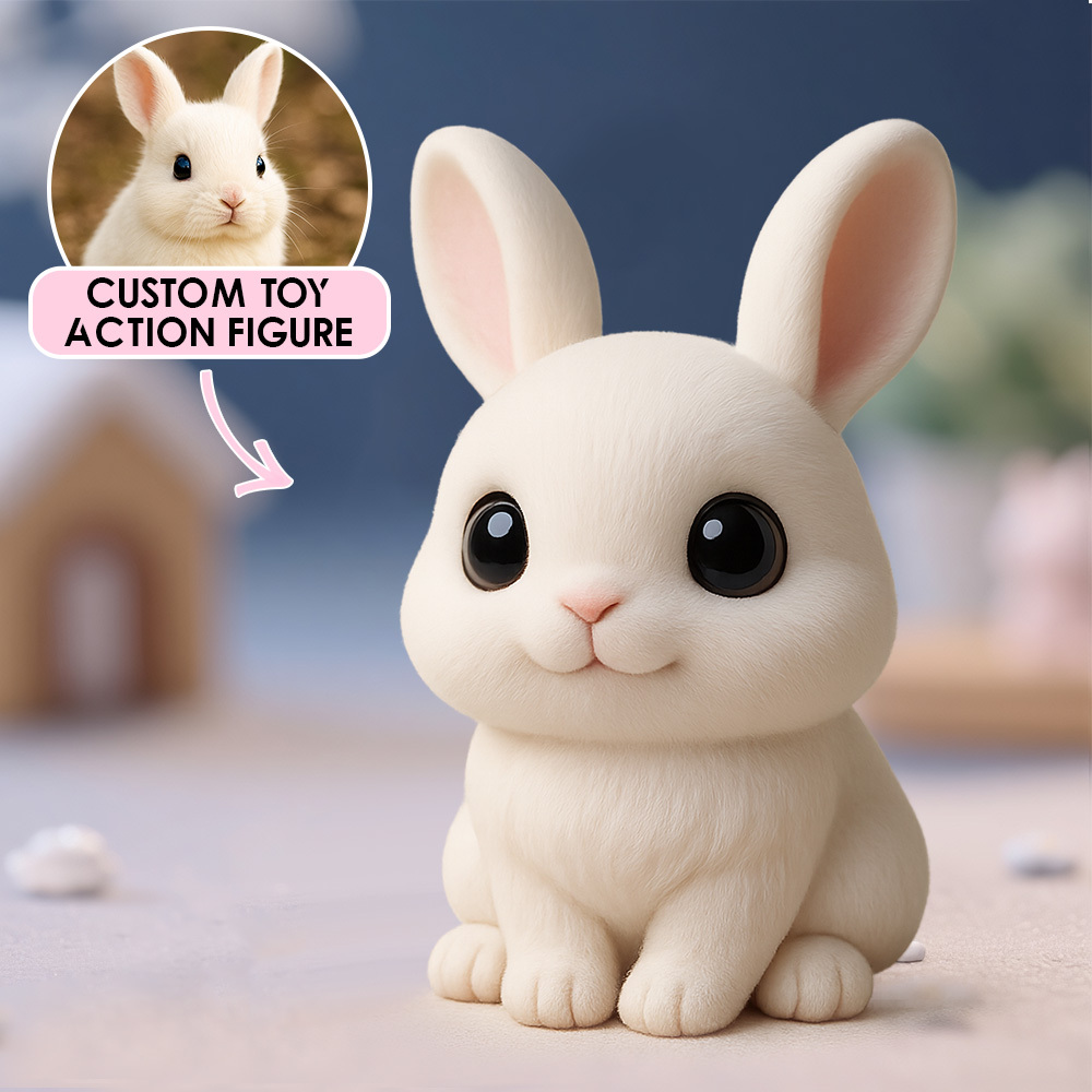 Custom 3D Figurine From Photo Personalized Action Figure Lifelike Toy Model Unique Gift For Pet Lovers