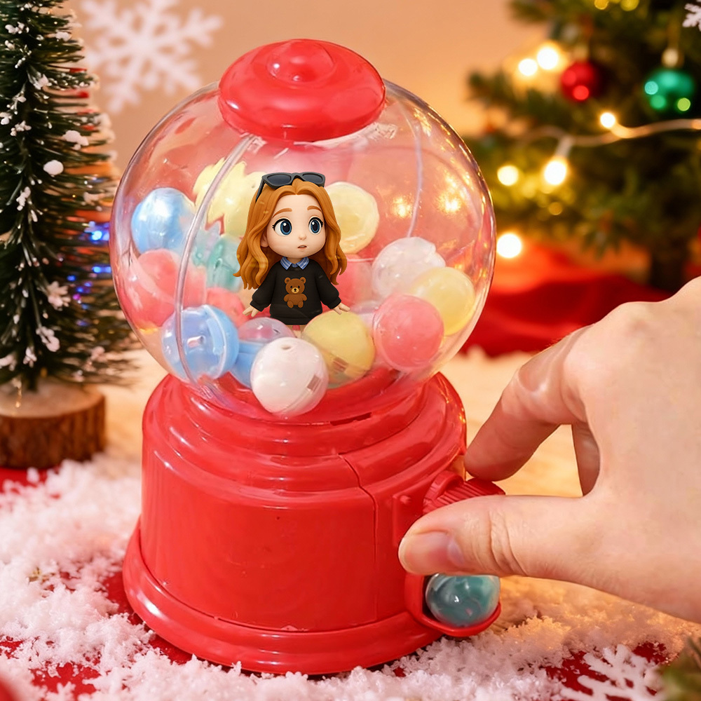 Ensemble De Figurines Miniatures 3d Personnalisées Pour Machine Gashapon, Présentoir De Jouets En Capsule Personnalisé