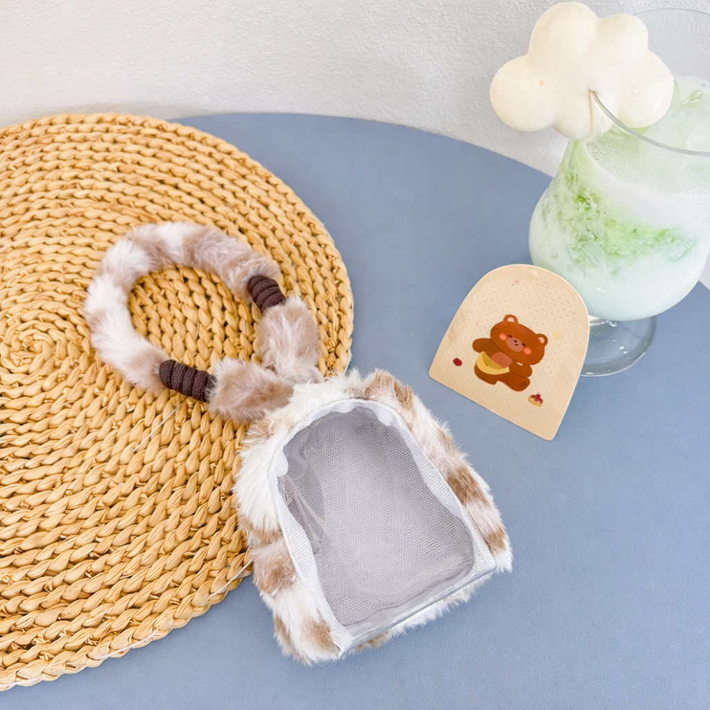 Custom 3D Action Figure From Your Photo Bag Charm Plush Leopard Print Personalized Toy Figure Custom Action Figure Gifts For Kids