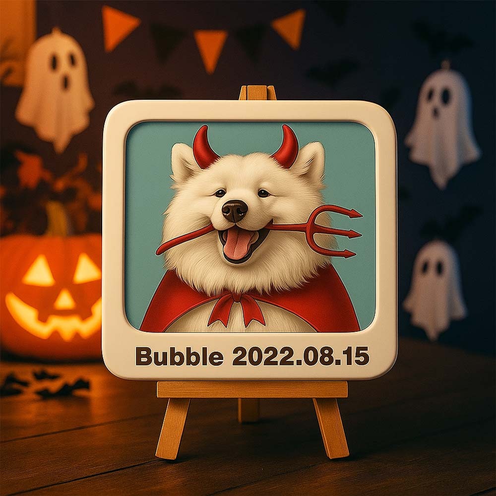 Custom 3D Printed Relief Ornament Family Photo Memory Keepsake