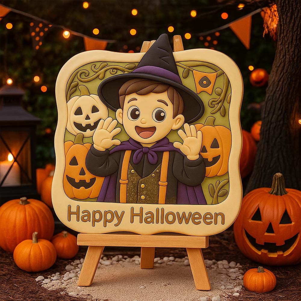 Custom 3D Printed Relief Ornament Family Photo Memory Keepsake