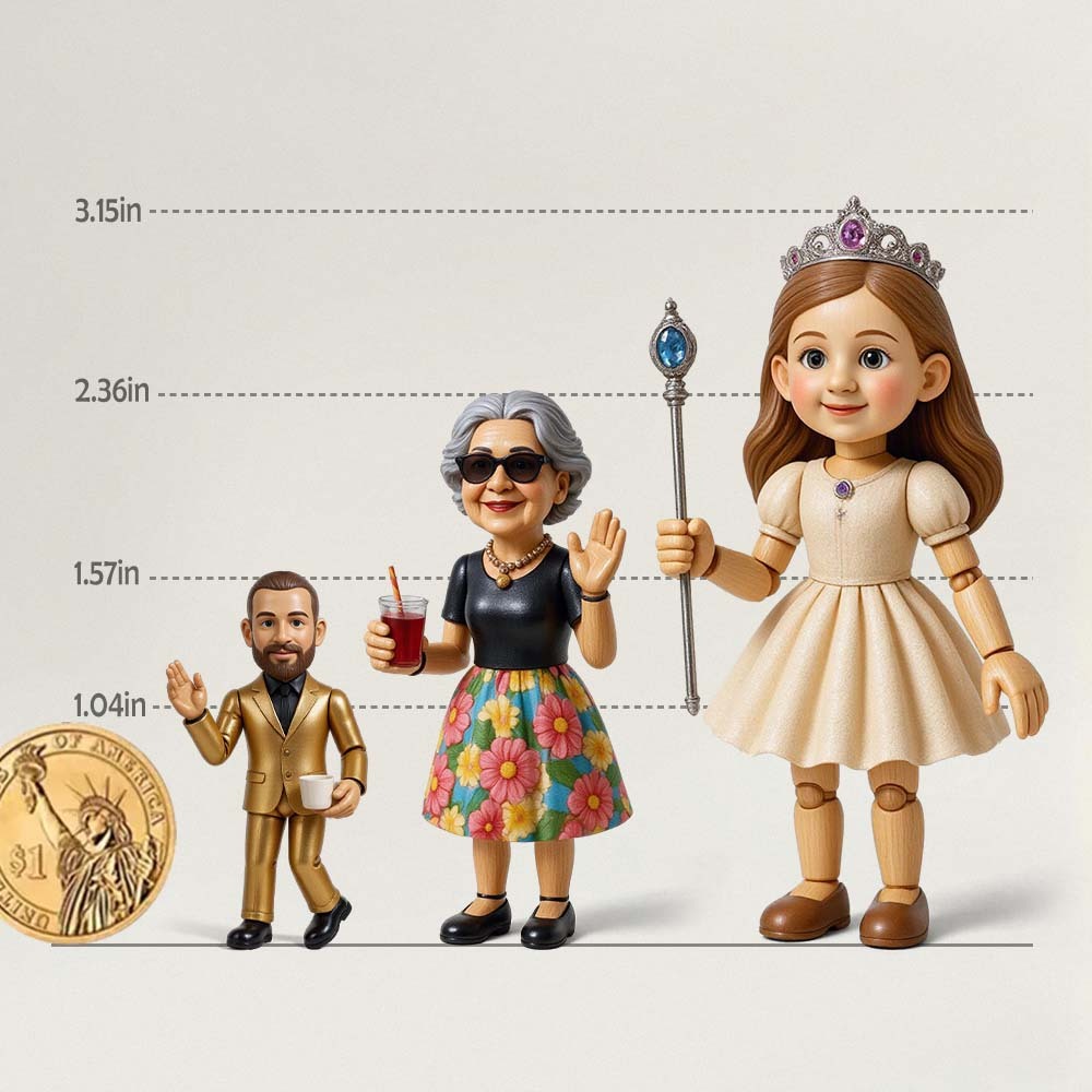 Puppet Filter Custom 3D Figurine Unique Collectible Decoration and Creative Gift for Him or Her