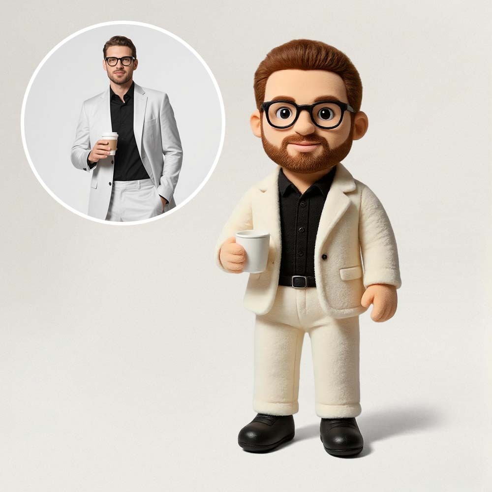 Custom Plush Style 3D Figurine Personalized Gift for Birthday Kids and Family