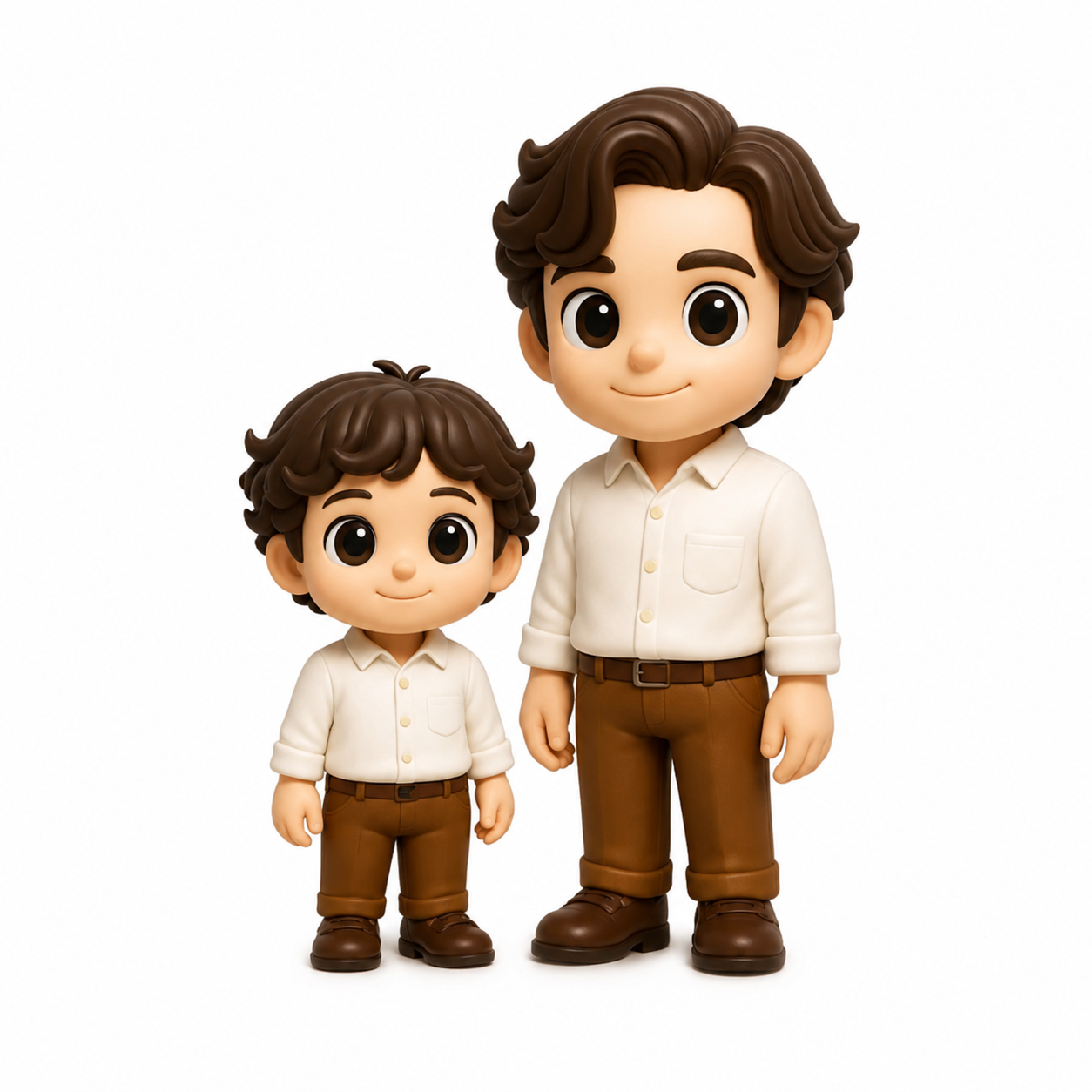 Figurine 3D Personnalisée à partir de Votre Photo – Cadeau Unique pour Papa, Mini Figurine Sur Mesure pour la Fête des Pères