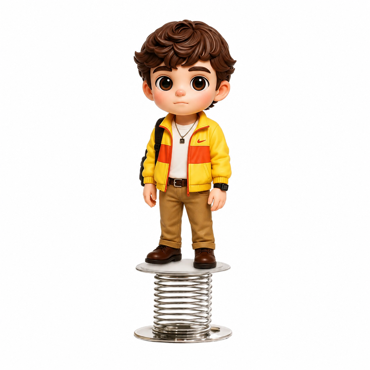 Figurine 3d Personnalisée Pour Voiture, Ornement De Tableau De Bord À Ressort, Décoration À Faire Soi-même, Cadeau D'anniversaire