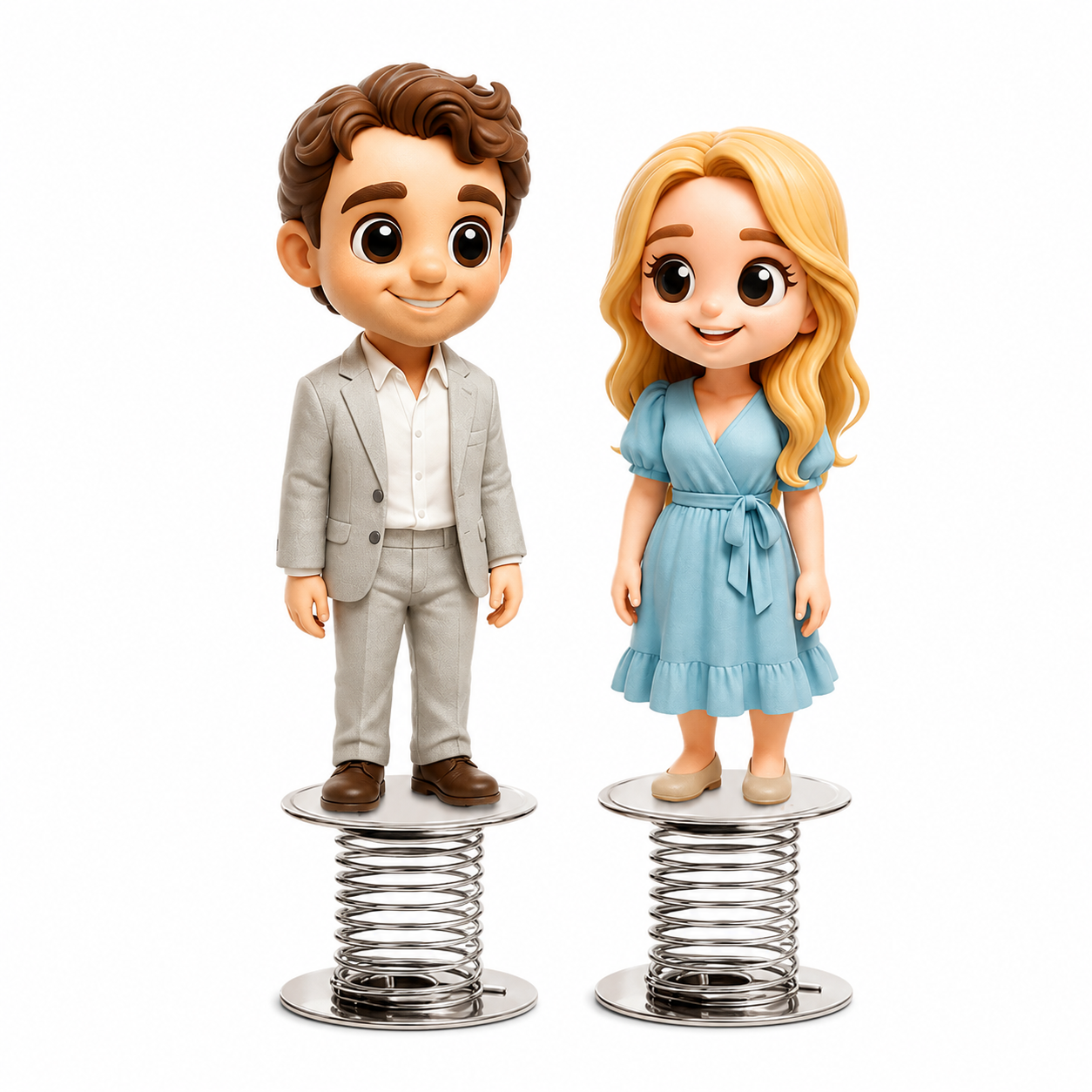 Figurine 3d Personnalisée Pour Voiture, Ornement De Tableau De Bord À Ressort, Décoration À Faire Soi-même, Cadeau D'anniversaire