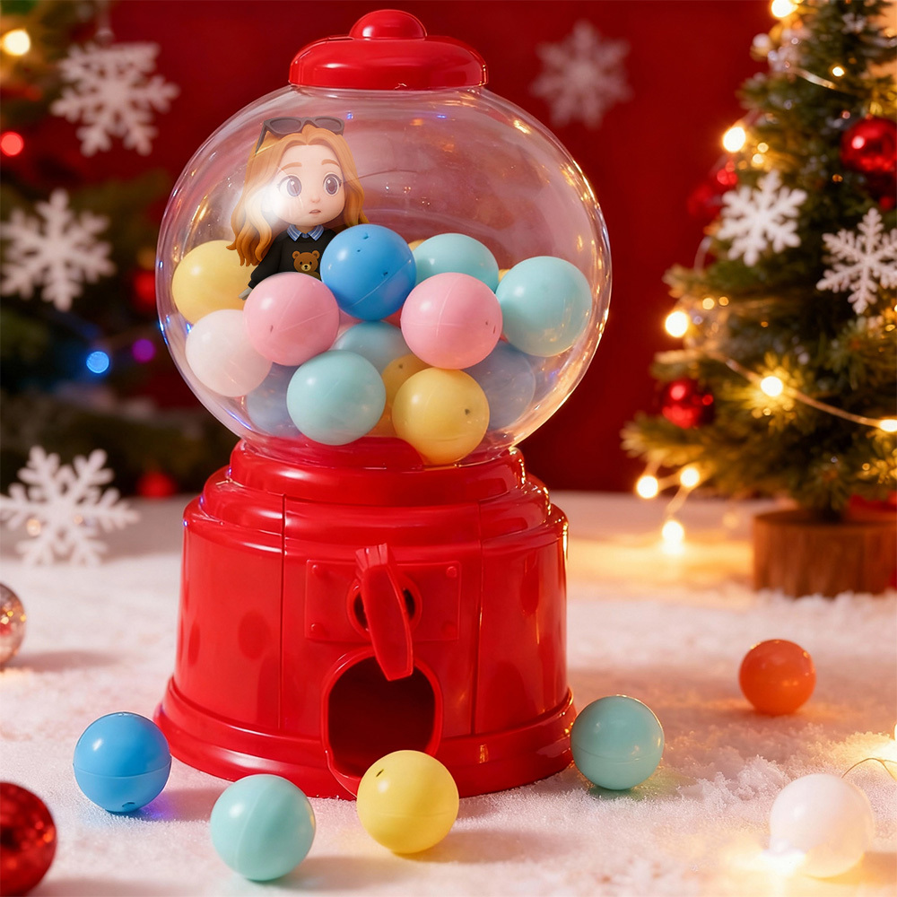 Ensemble De Figurines Miniatures 3d Personnalisées Pour Machine Gashapon, Présentoir De Jouets En Capsule Personnalisé