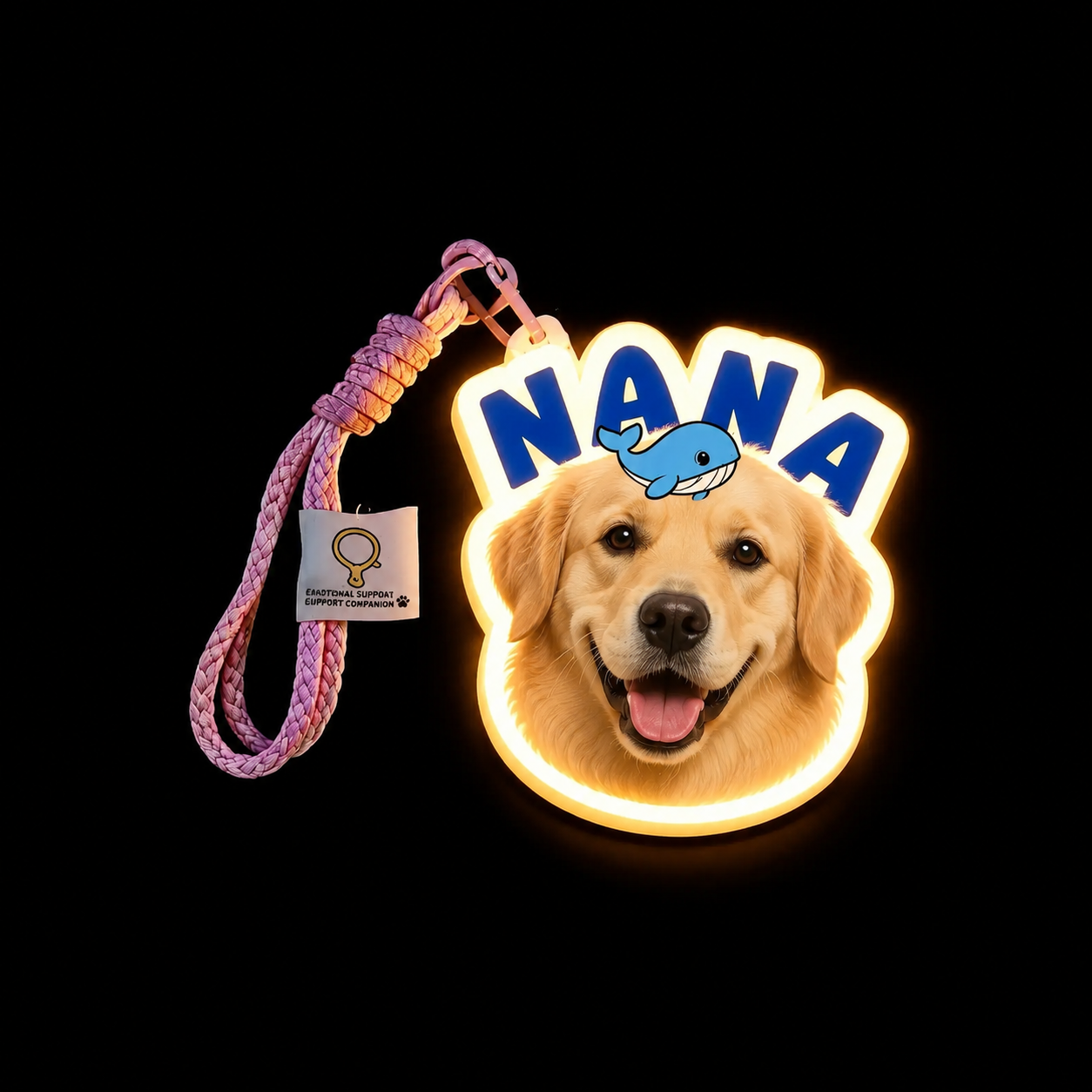 Porte-clés LED Personnalisé Pour Portrait D'animal De Compagnie, Photo Lumineuse Pour Chien Ou Chat, Porte-clés Lumineux En Acrylique, Breloque De Sac, Cadeau Commémoratif Personnalisé Pour Animaux De Compagnie - 