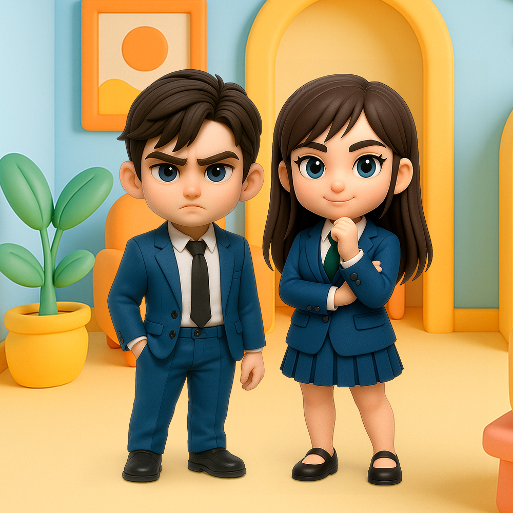 Custom 3D Cartoon Figure from Your Cosplay Photo Chibi Style Character Replica Figurine