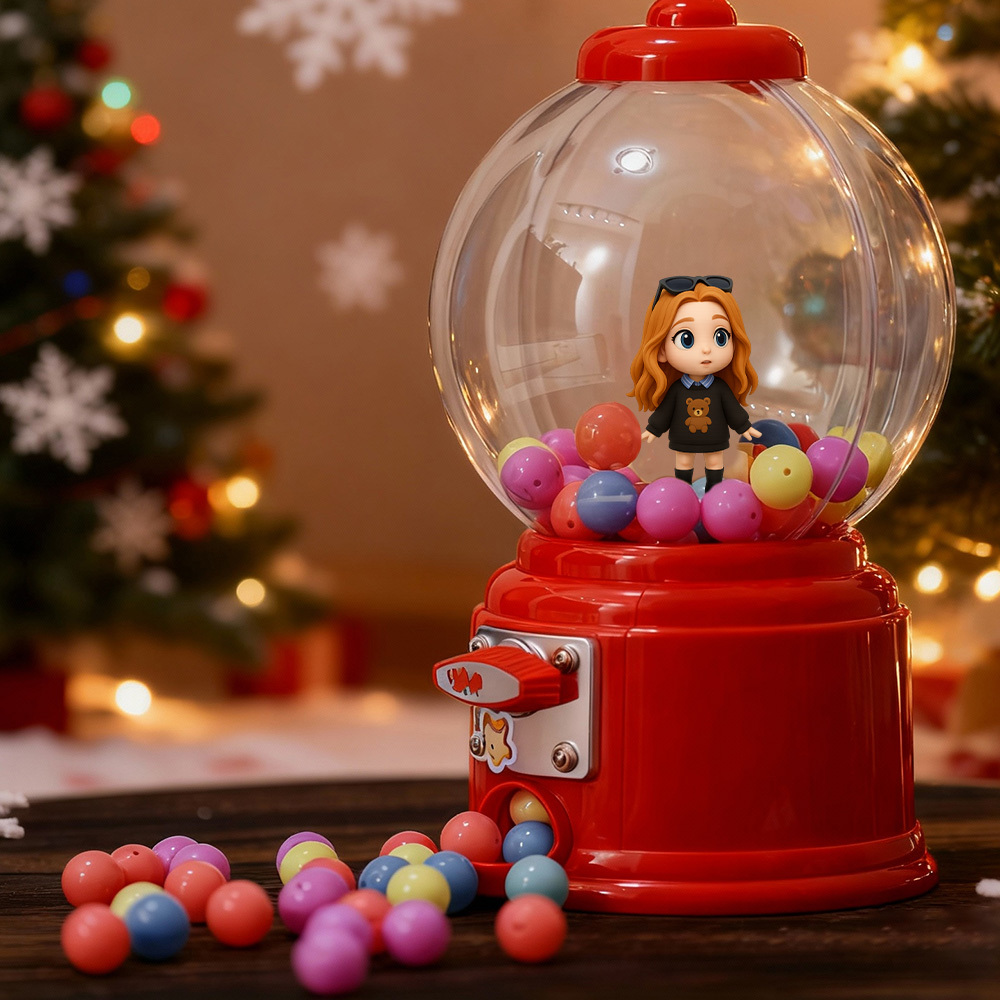 Ensemble De Figurines Miniatures 3d Personnalisées Pour Machine Gashapon, Présentoir De Jouets En Capsule Personnalisé