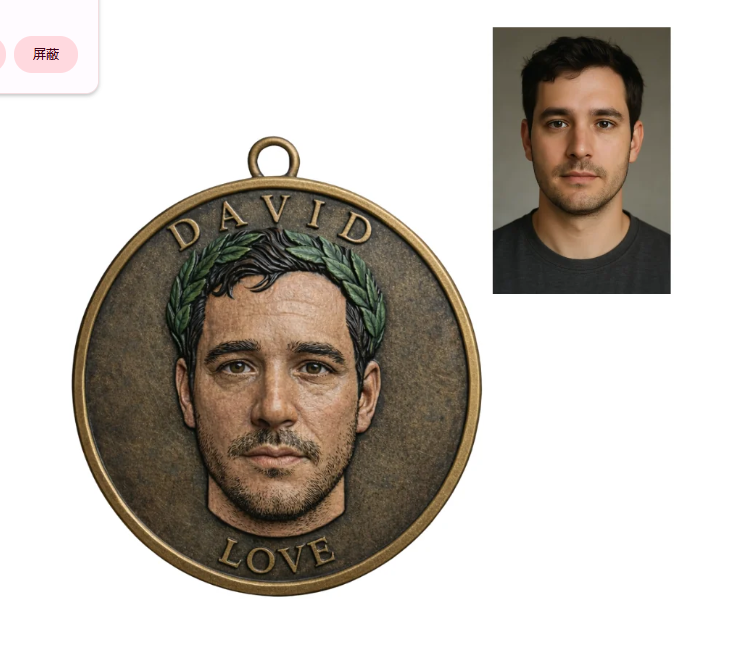 Pièce De Portrait 3D Personnalisée à Partir D'une Photo, Cadeau Souvenir Gravé Personnalisé