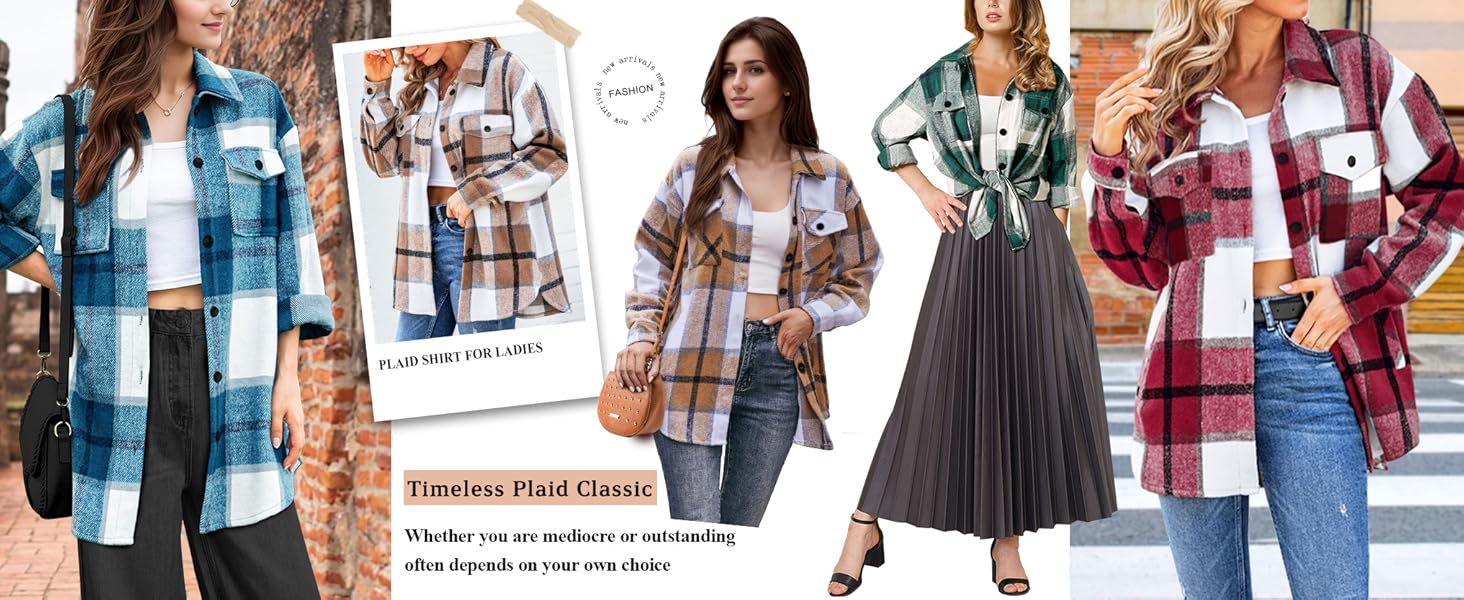 plaid jacket for woman plaid shacket jacket women womens plaid shacket jacket
