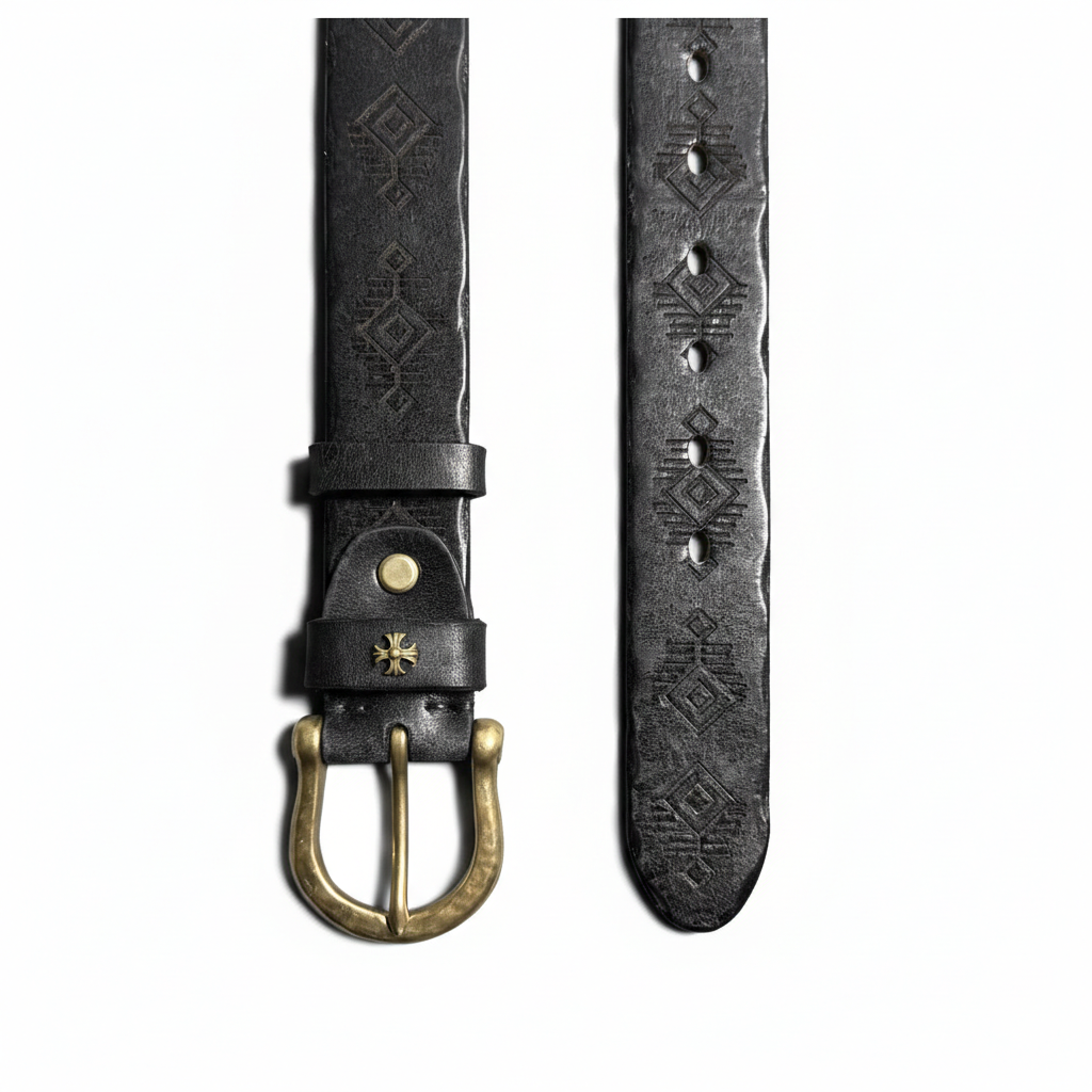 Heritage Edition Handcrafted Genuine Leather Belt Wide 3.8CM B75