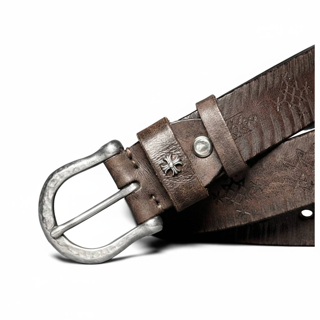 Heritage Edition Handcrafted Genuine Leather Belt Wide 3.8CM B75