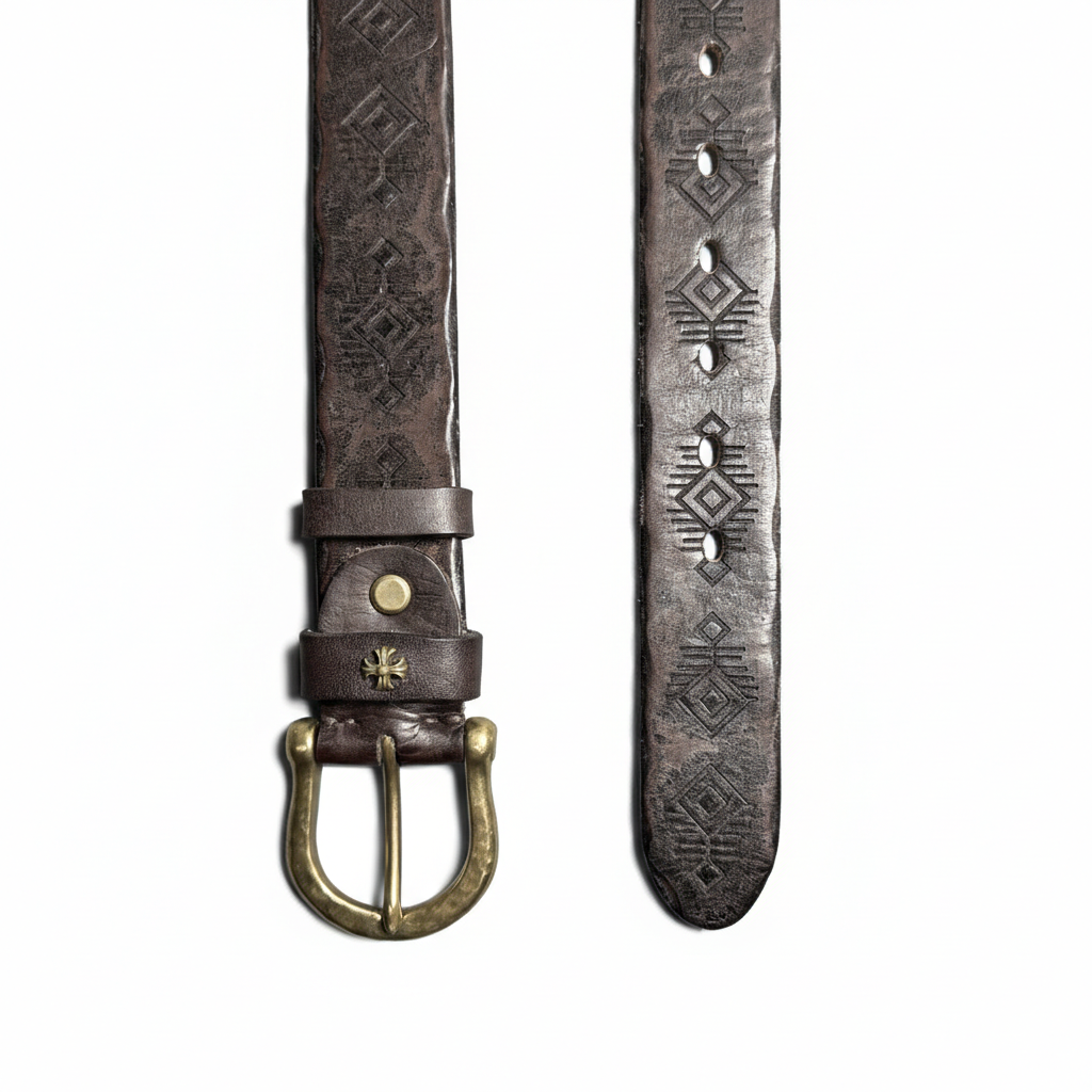 Heritage Edition Handcrafted Genuine Leather Belt Wide 3.8CM B75