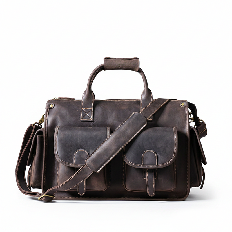 Genuine Leather Vintage Handbag Mailman Bag VB09